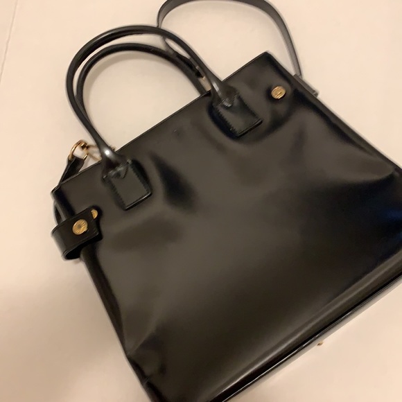Handbags - GUCCI Patent Two Way black bag